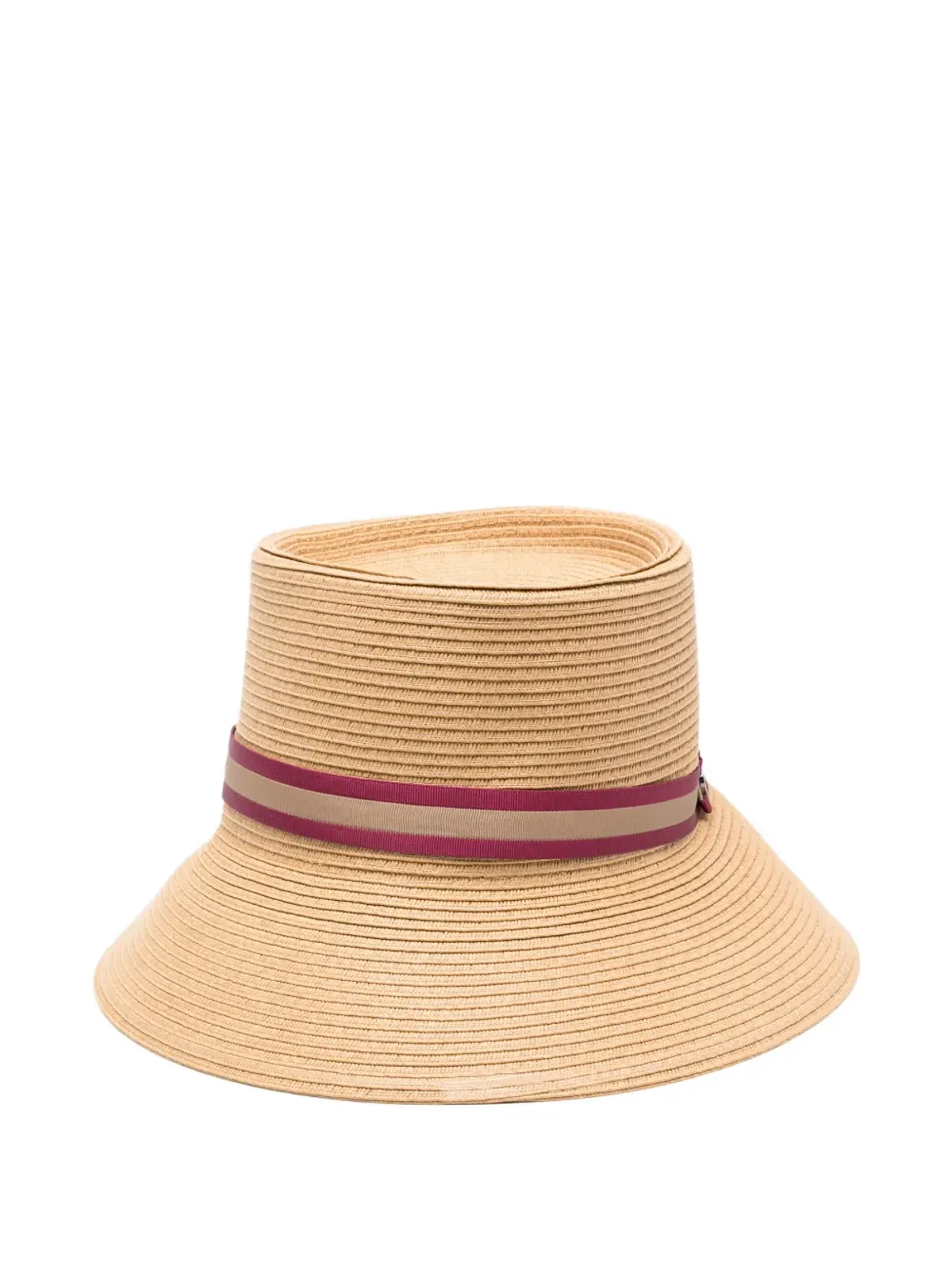 Borsalino Beatrice braided ribbon hat - Neutrals - 画像2