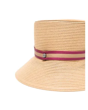 Borsalino Beatrice braided ribbon hat - Neutrals - サムネイル3