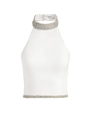 alice + olivia 装飾ホルターネックトップ - サムネイル1