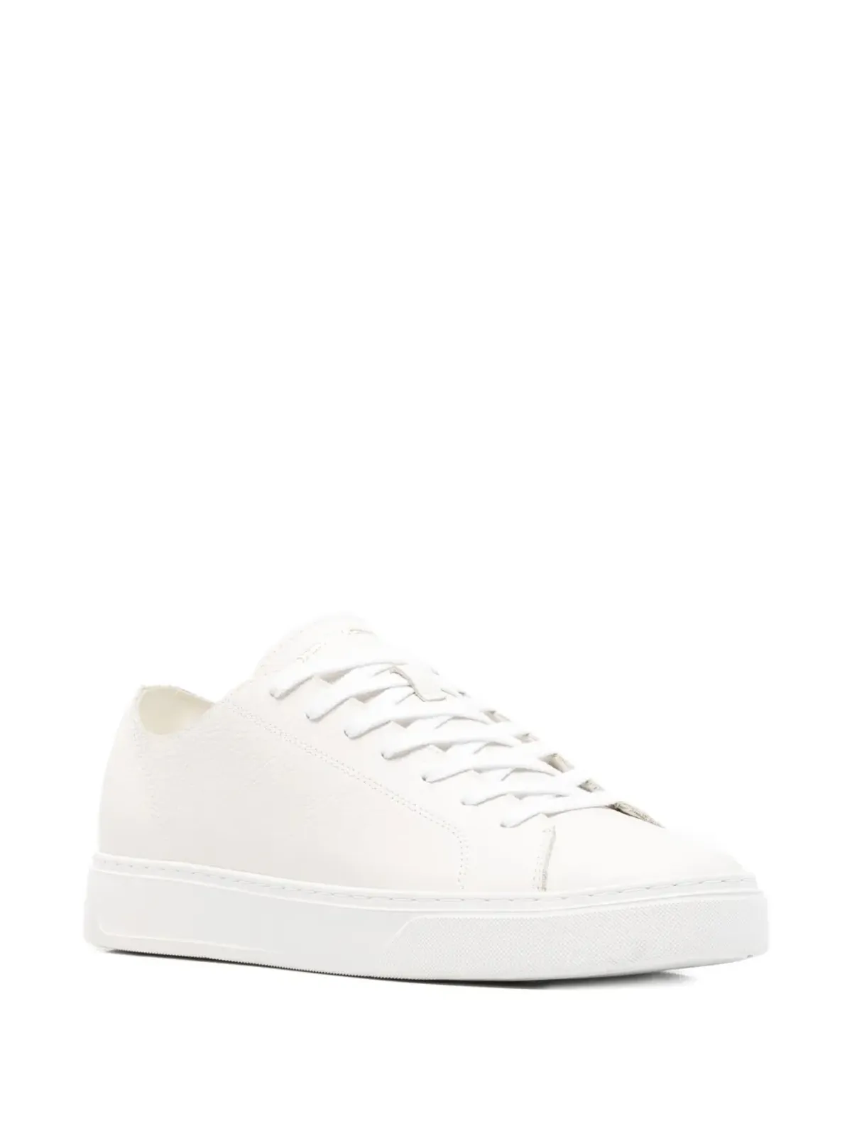 Crime London レースアップ レザー スニーカー - White - 画像2