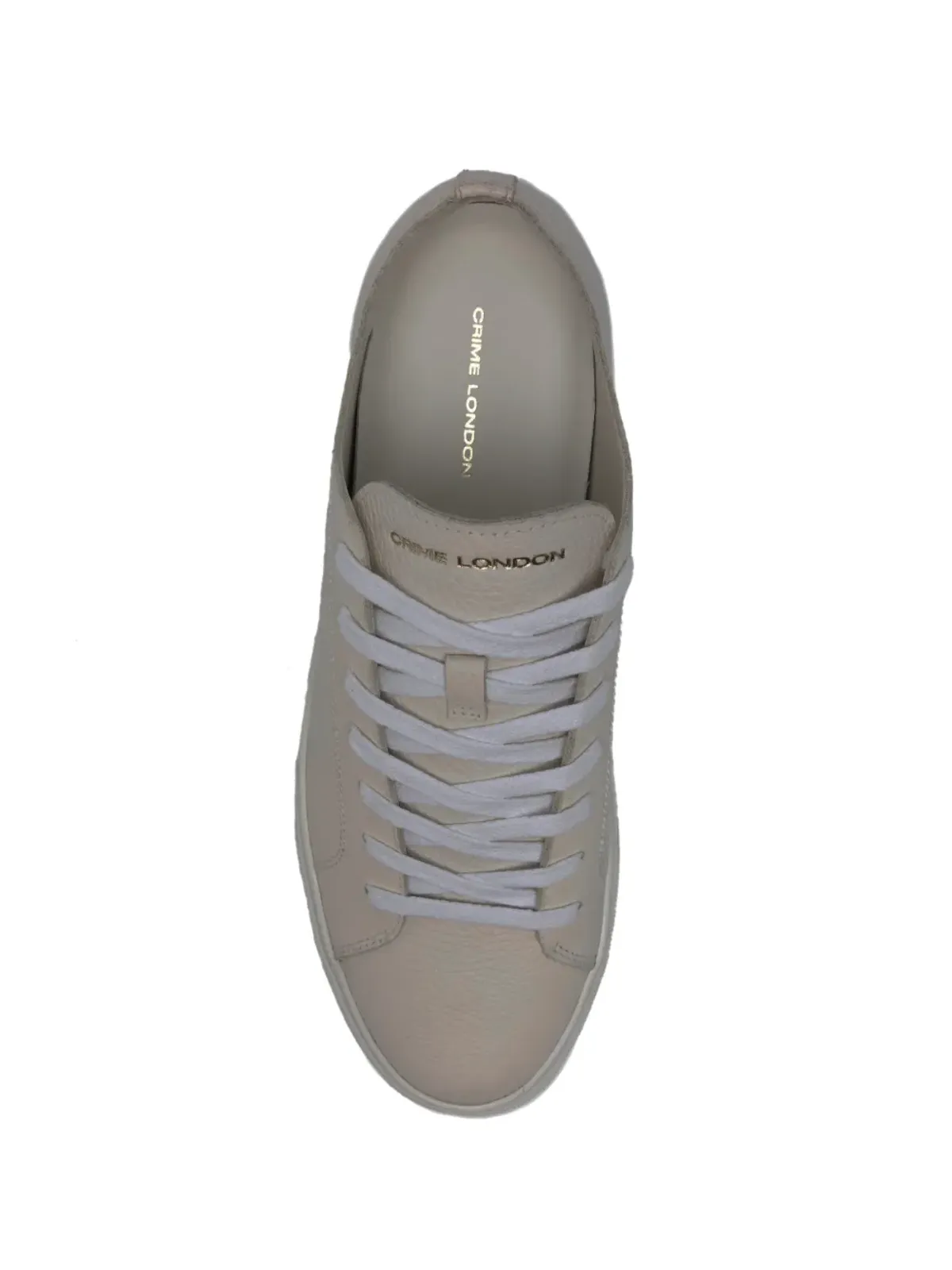 Crime London レースアップ レザー スニーカー - White - 画像4