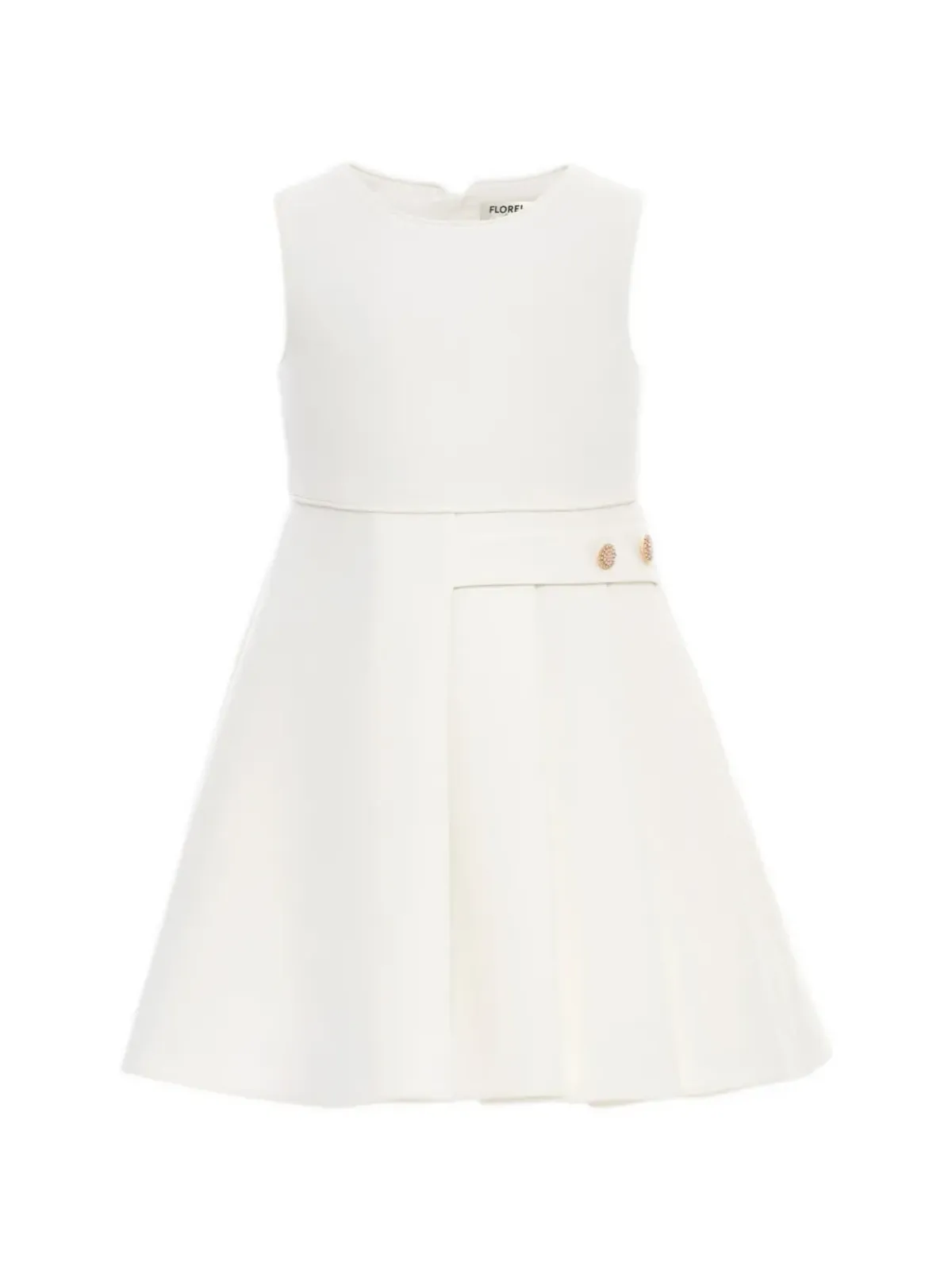 Dress & Fleur Florel pleated dress set - Neutrals - 画像3
