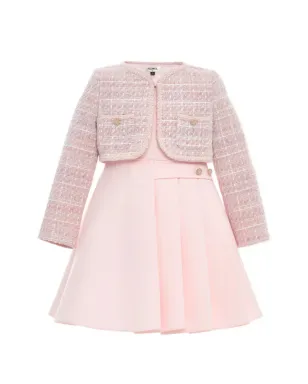 Dress & Fleur Florel ツイード装飾ドレスセット - Pink - サムネイル1