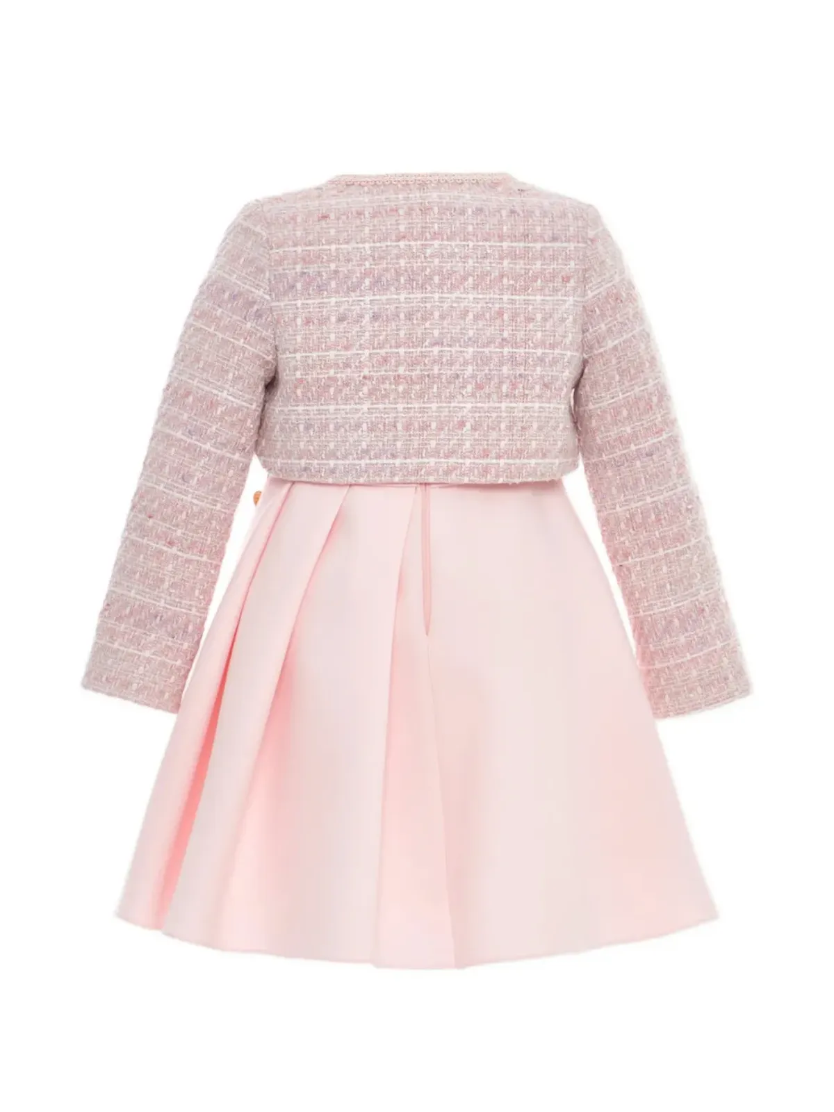 Dress & Fleur Florel ツイード装飾ドレスセット - Pink - 画像2
