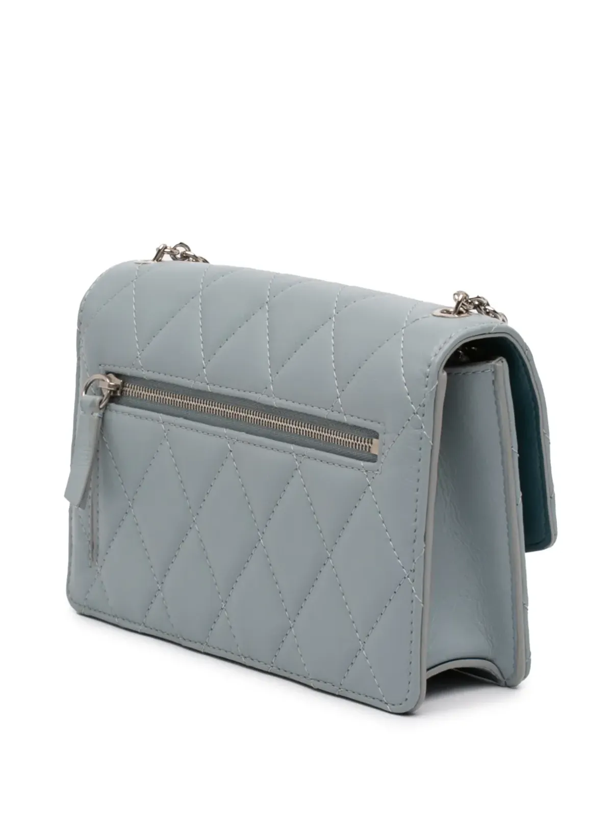 Mulberry Pre-Owned 2015-2026 ダーリー クロスボディバッグ キルテッドレザー - ブルー - 画像3