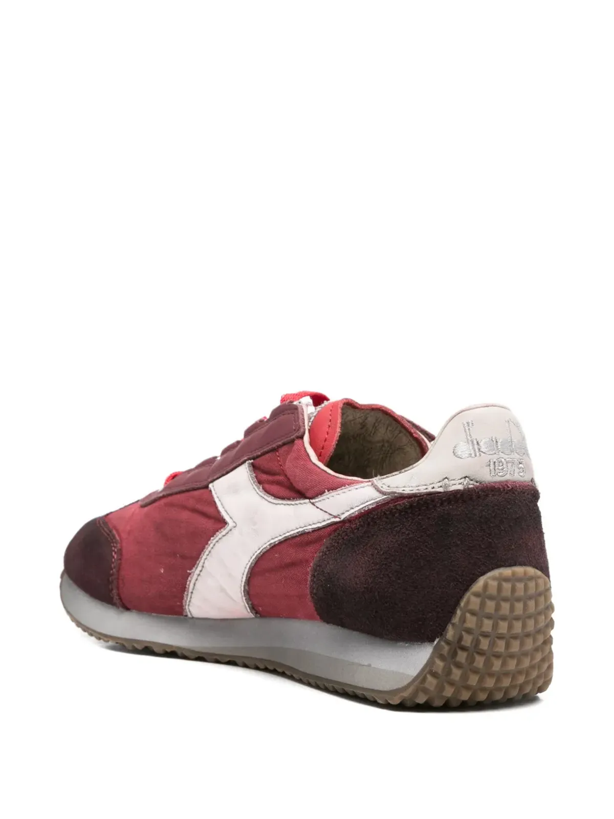 Diadora Equipe ロゴストライプ レザー スニーカー - 画像3