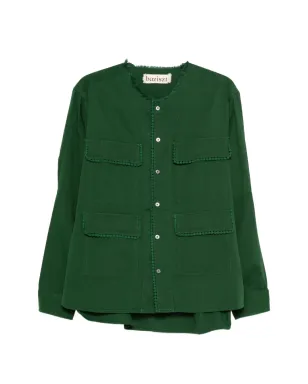Baziszt Corniche pocket shirt - Green - サムネイル1