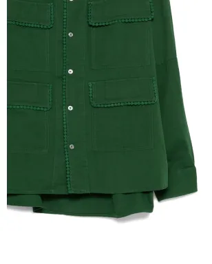Baziszt Corniche pocket shirt - Green - サムネイル3