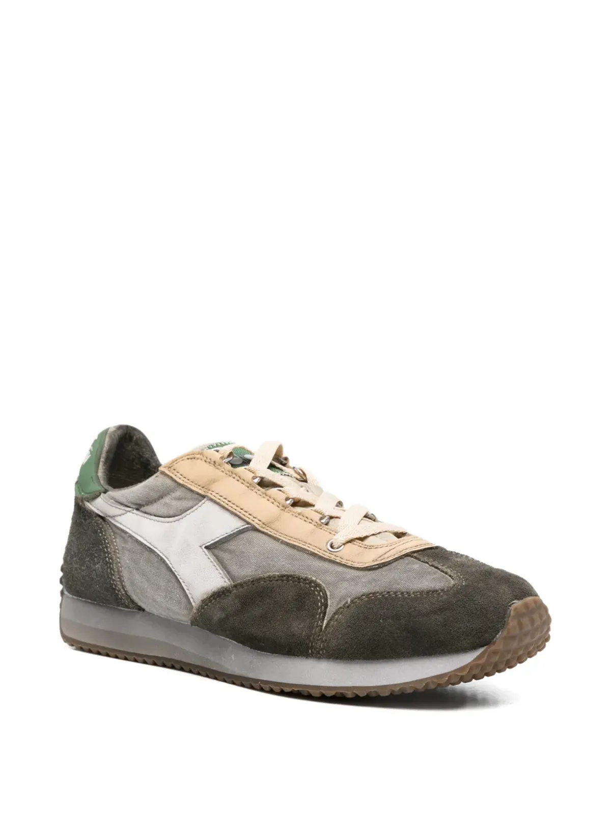 Diadora Equipe ベージュ レザー スニーカー - 画像2