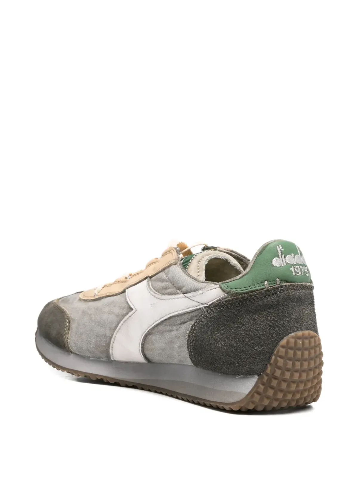 Diadora Equipe ベージュ レザー スニーカー - 画像3