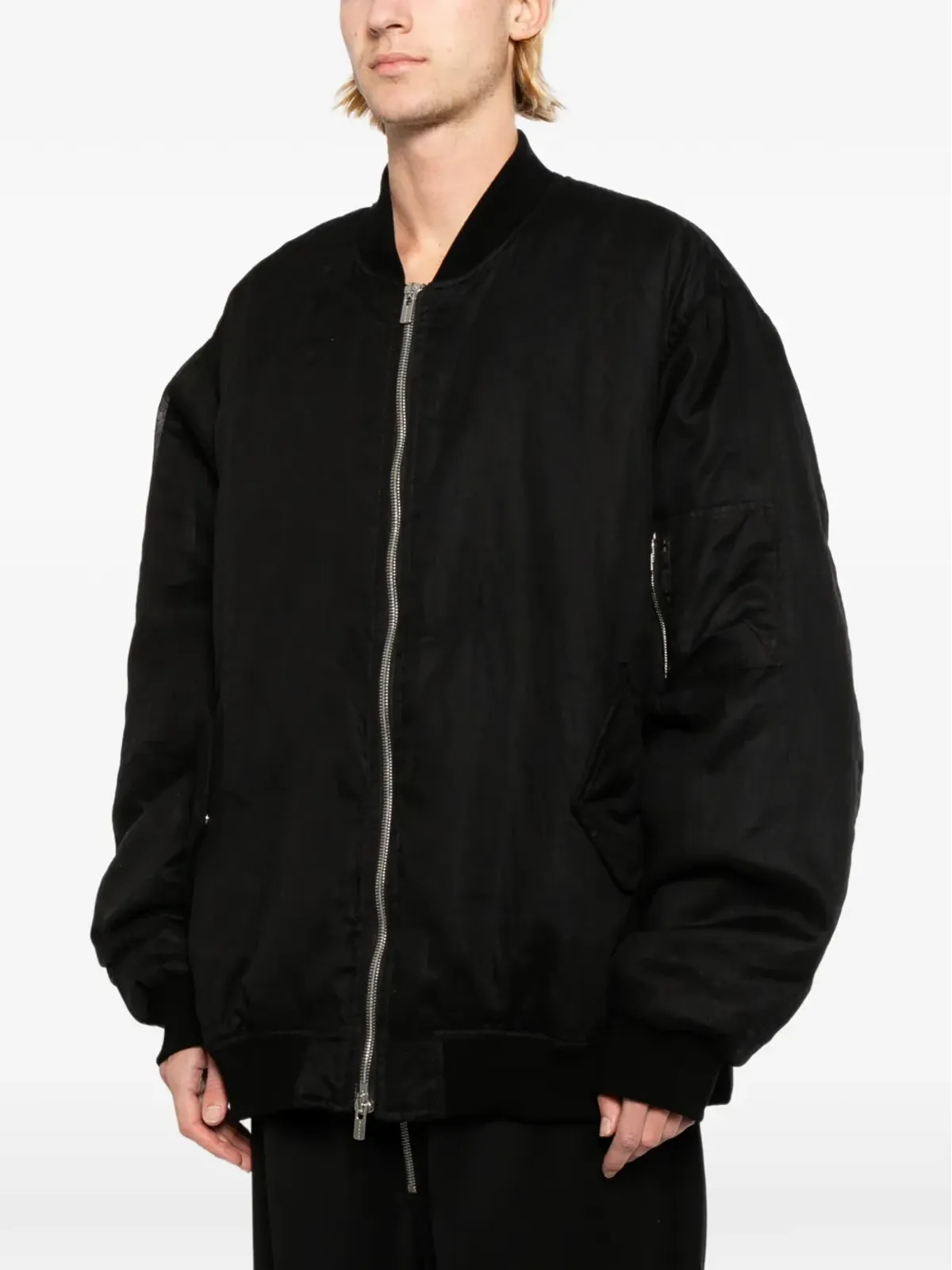 A Diciannoveventitre ロゴパッチ ボンバージャケット - 画像3