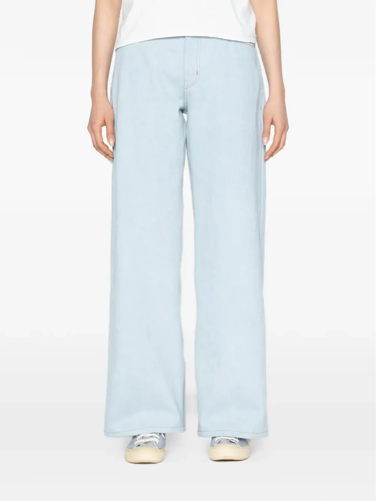 Naked and Famous ワイド・ワイルド・ウェスト・シークレットエージェント デニムジーンズ - 画像2
