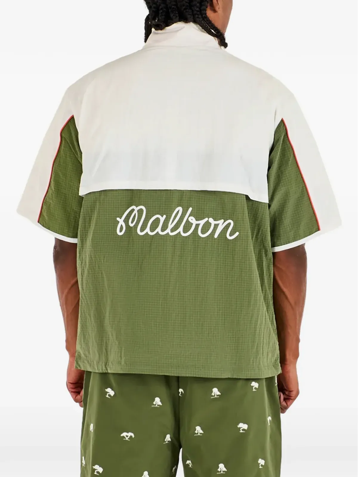 Malbon Golf Torrey Pines shirt - White - 画像2