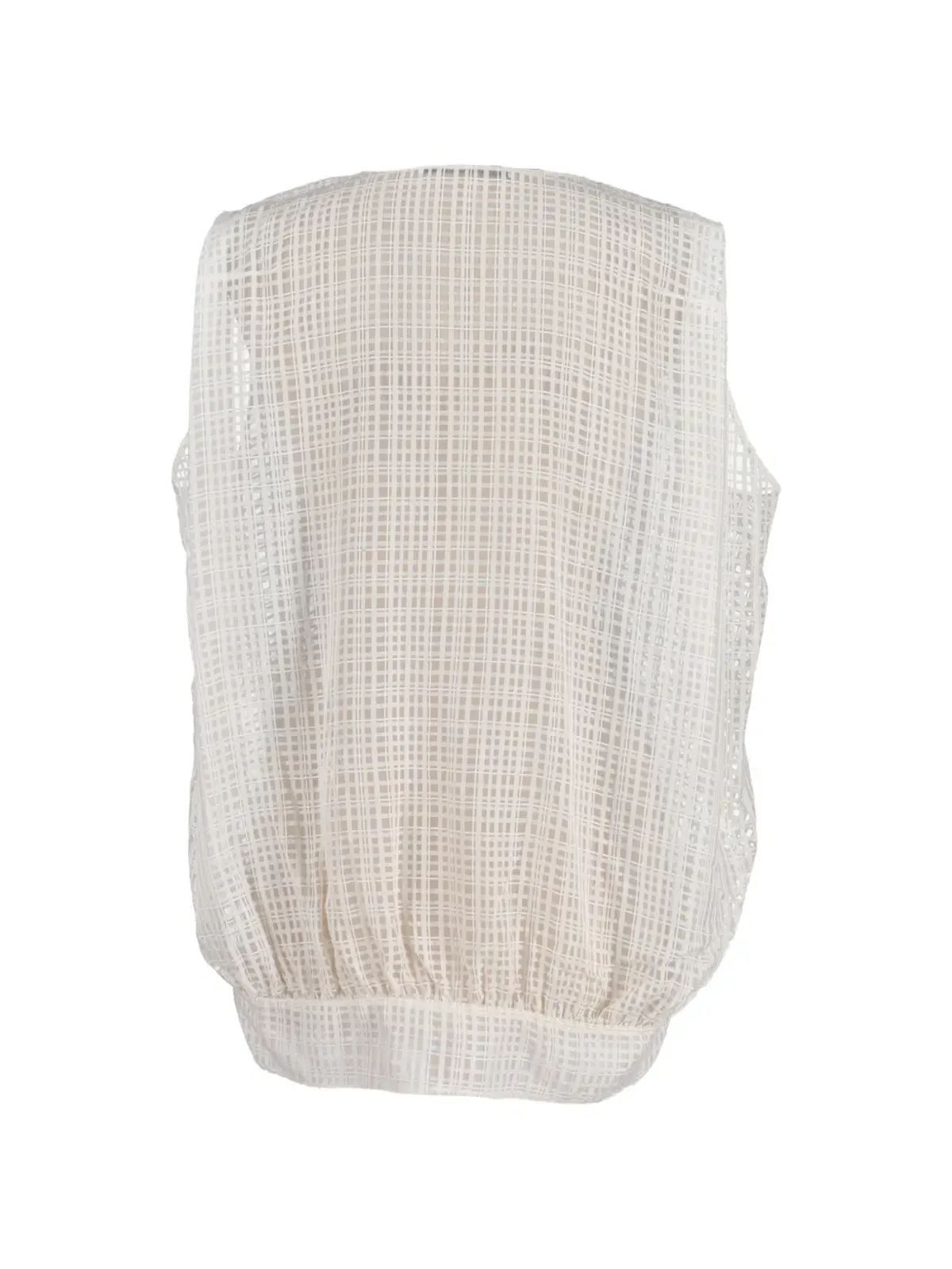 Agnona Vintage チェック柄トップス - White - 画像2