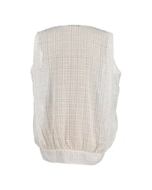 Agnona Vintage チェック柄トップス - White - サムネイル2