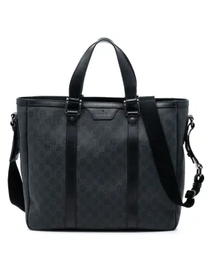 Gucci ビンテージ GG Supreme トートサッチェル - サムネイル1