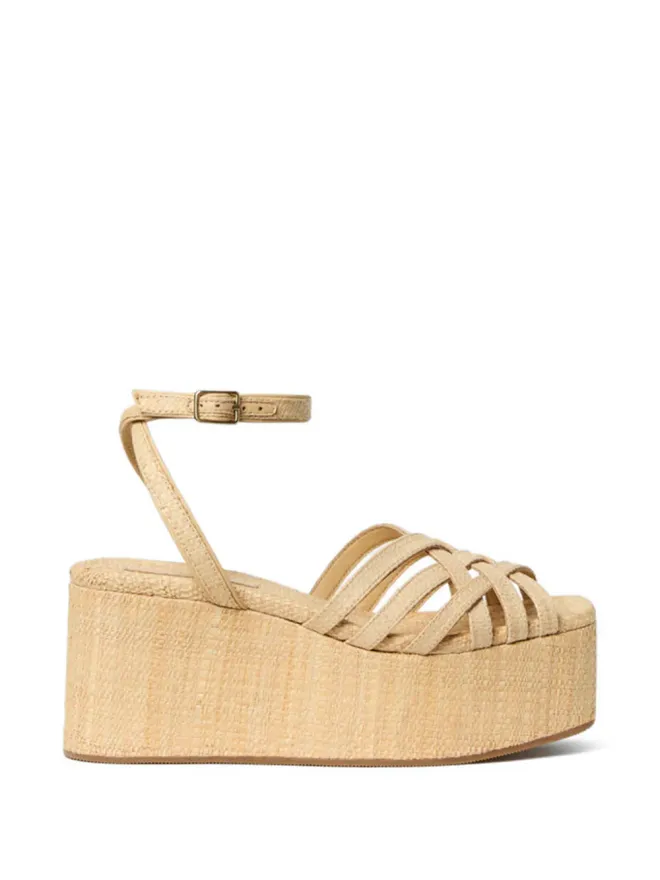 Loeffler Randall Loeffler Randall チャンニング プラットフォーム クロスオーバーサンダルの商品画像