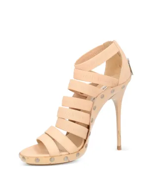 Jimmy Choo Pre-Owned デコルテ・マルチストラップ サンダル - サムネイル2