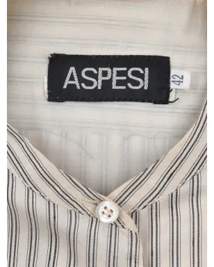 Aspesi Vintage ストライプ柄ボタンベスト - サムネイル4