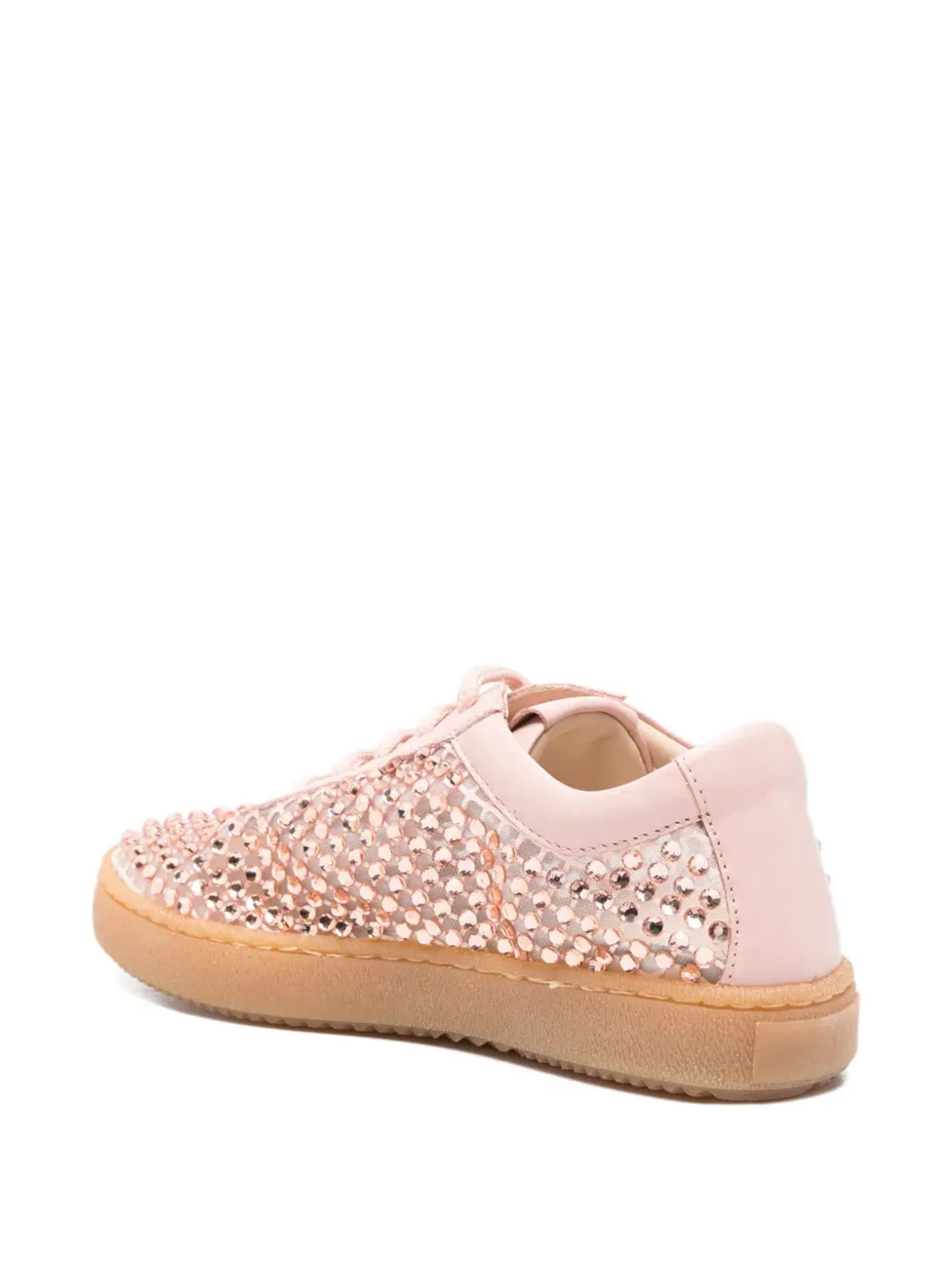 Florens embellished leather sneakers - Pink - 画像2