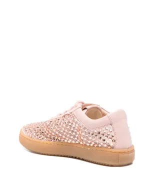Florens embellished leather sneakers - Pink - サムネイル2