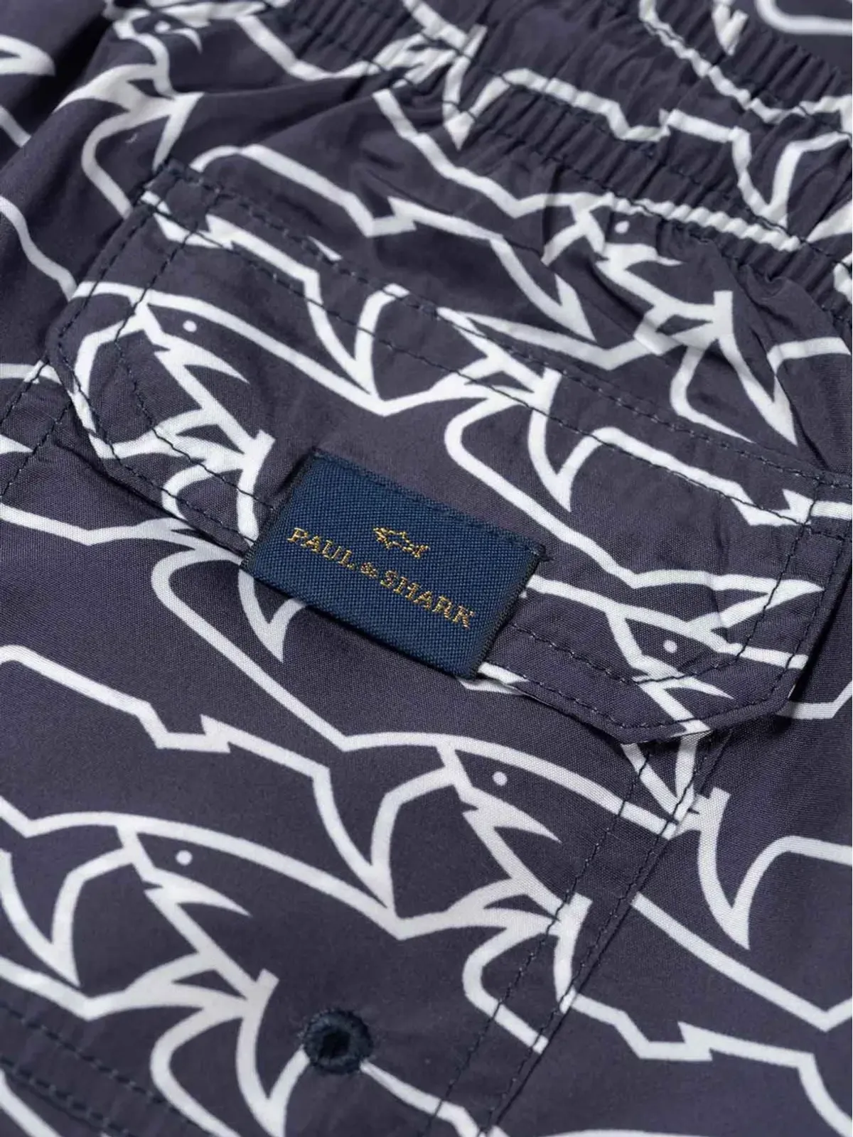Paul & Shark Junior シャークプリント スイムショーツ - 画像2