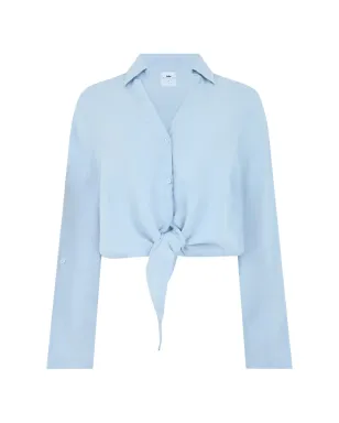 LOIS JEANS 前結びブラウス - Blue - サムネイル1