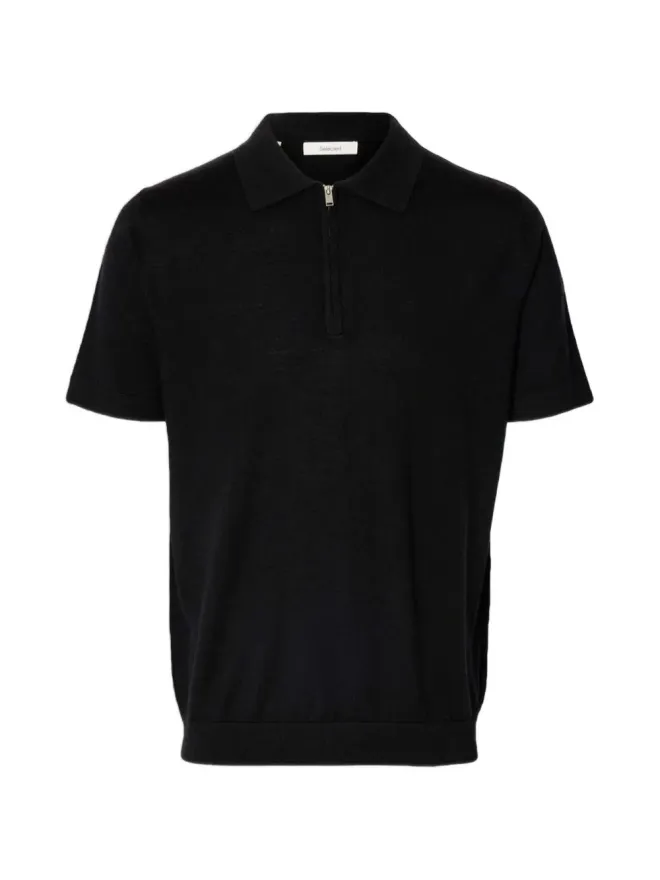 SELECTED SELECTED ジップポロTシャツの商品画像