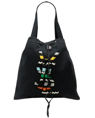Saint Laurent Pre-Owned キャンバス Kahala トートバッグ - Black - サムネイル1