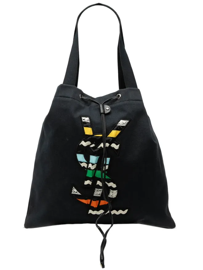Saint Laurent Pre-Owned Saint Laurent Pre-Owned キャンバス Kahala トートバッグ - Blackの商品画像