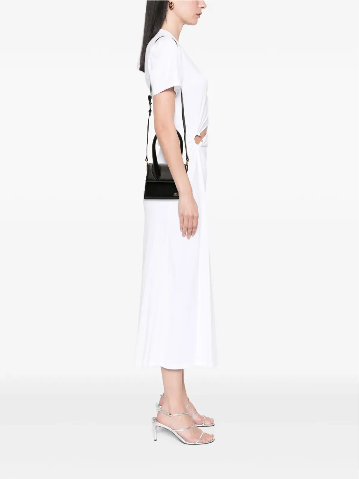 Jacquemus ビンテージ レザー Le Chiquito Moyen サッチェル - ブラック - 画像2