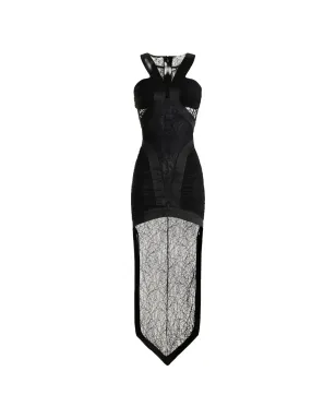Elisabetta Franchi 花柄レースのトレインドレス - サムネイル1