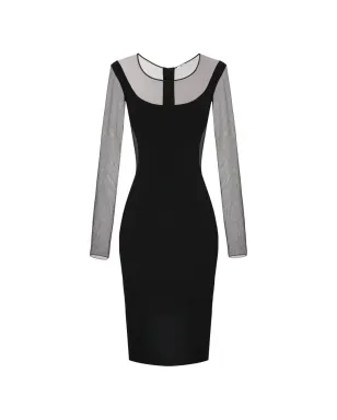 Elisabetta Franchi カットアウトシアーミディドレス - サムネイル1