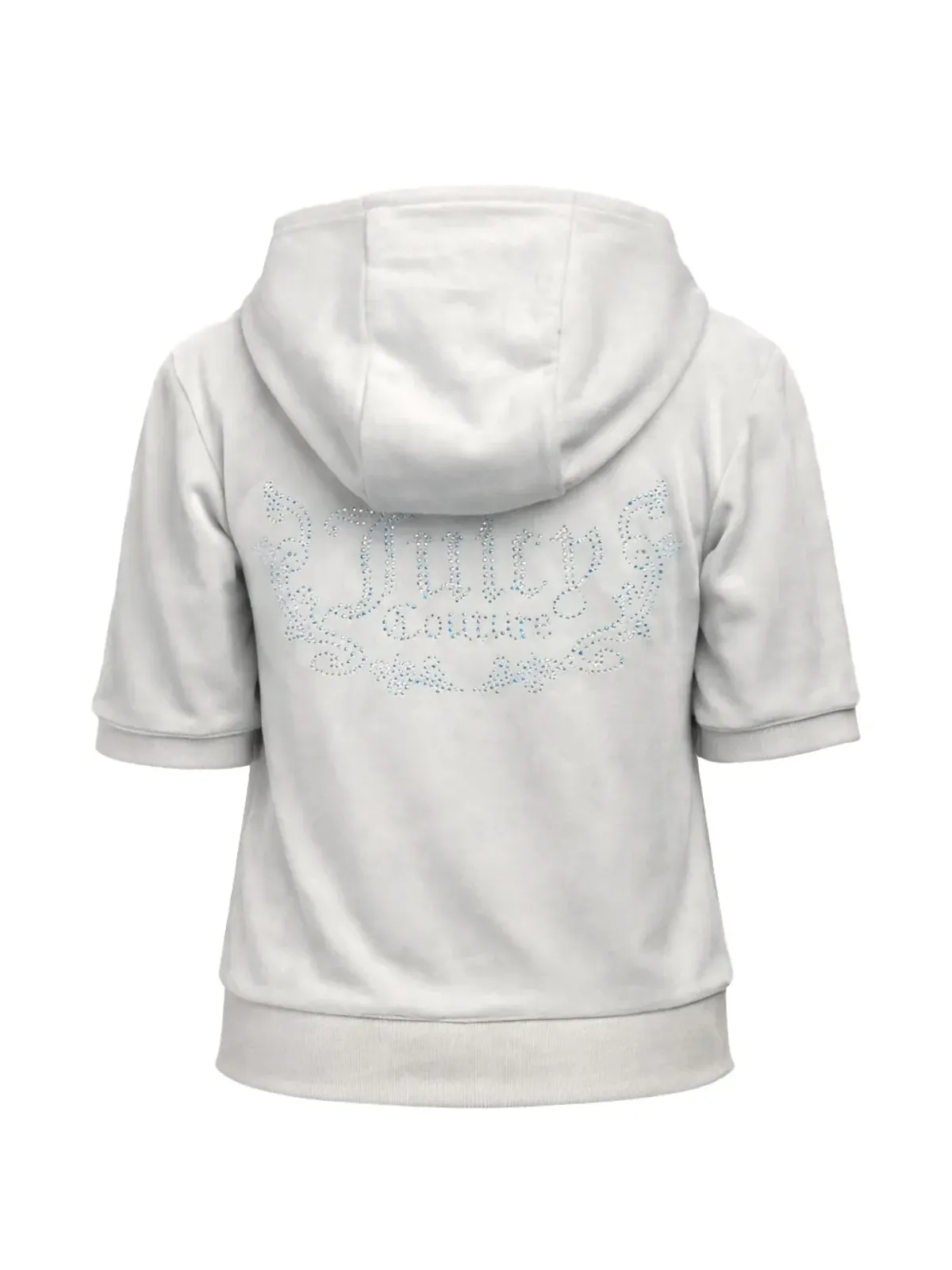 Juicy Couture Kids ディアマント ロゴ ジップアップフーディー - 画像2