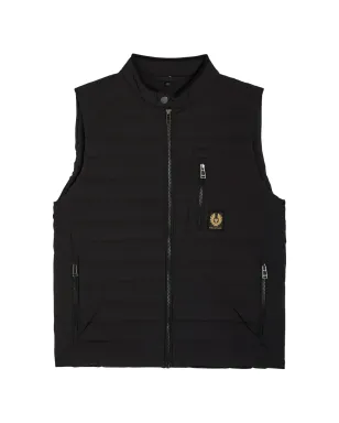 Belstaff ジップ付きキルテッドジレ - ブラック - サムネイル1
