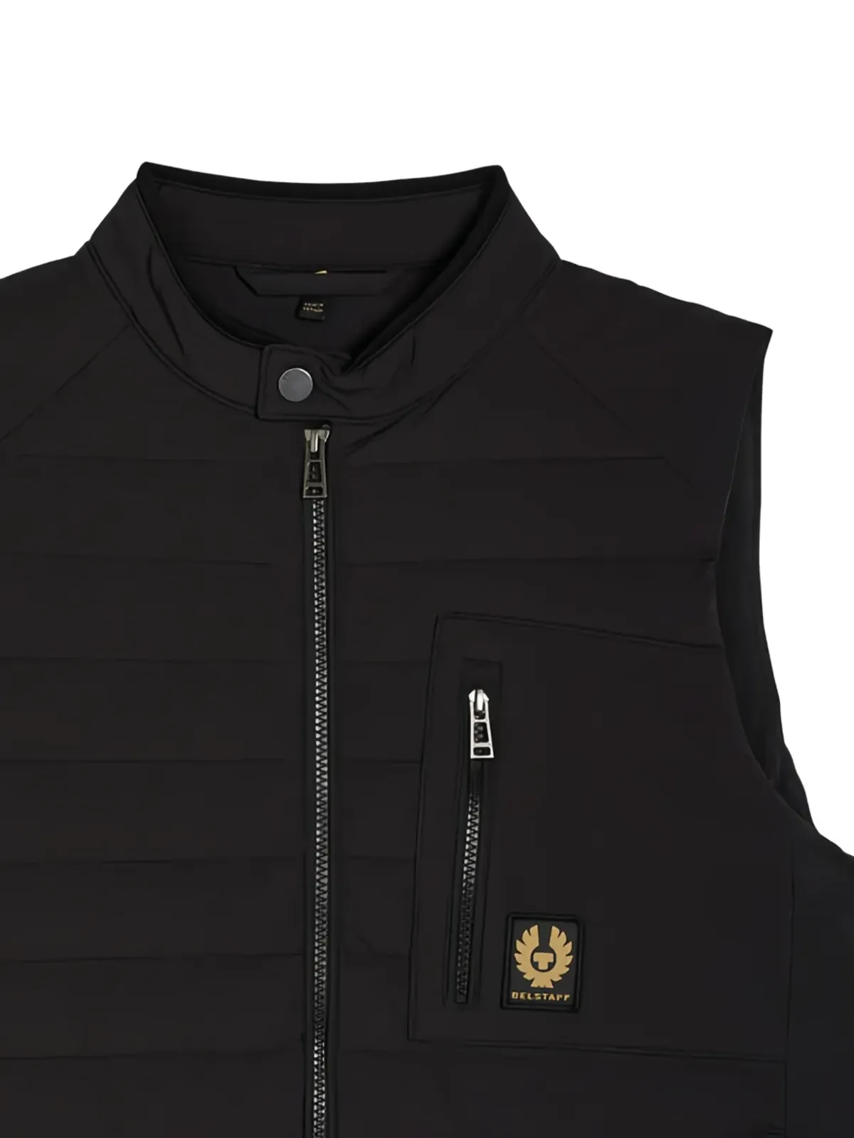 Belstaff ジップ付きキルテッドジレ - ブラック - 画像2