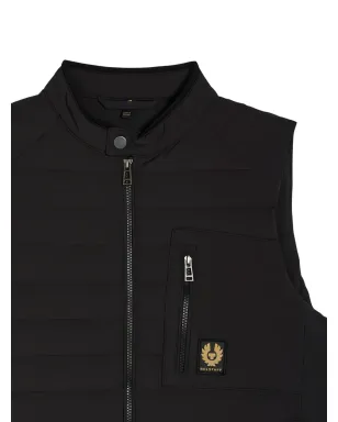 Belstaff ジップ付きキルテッドジレ - ブラック - サムネイル2