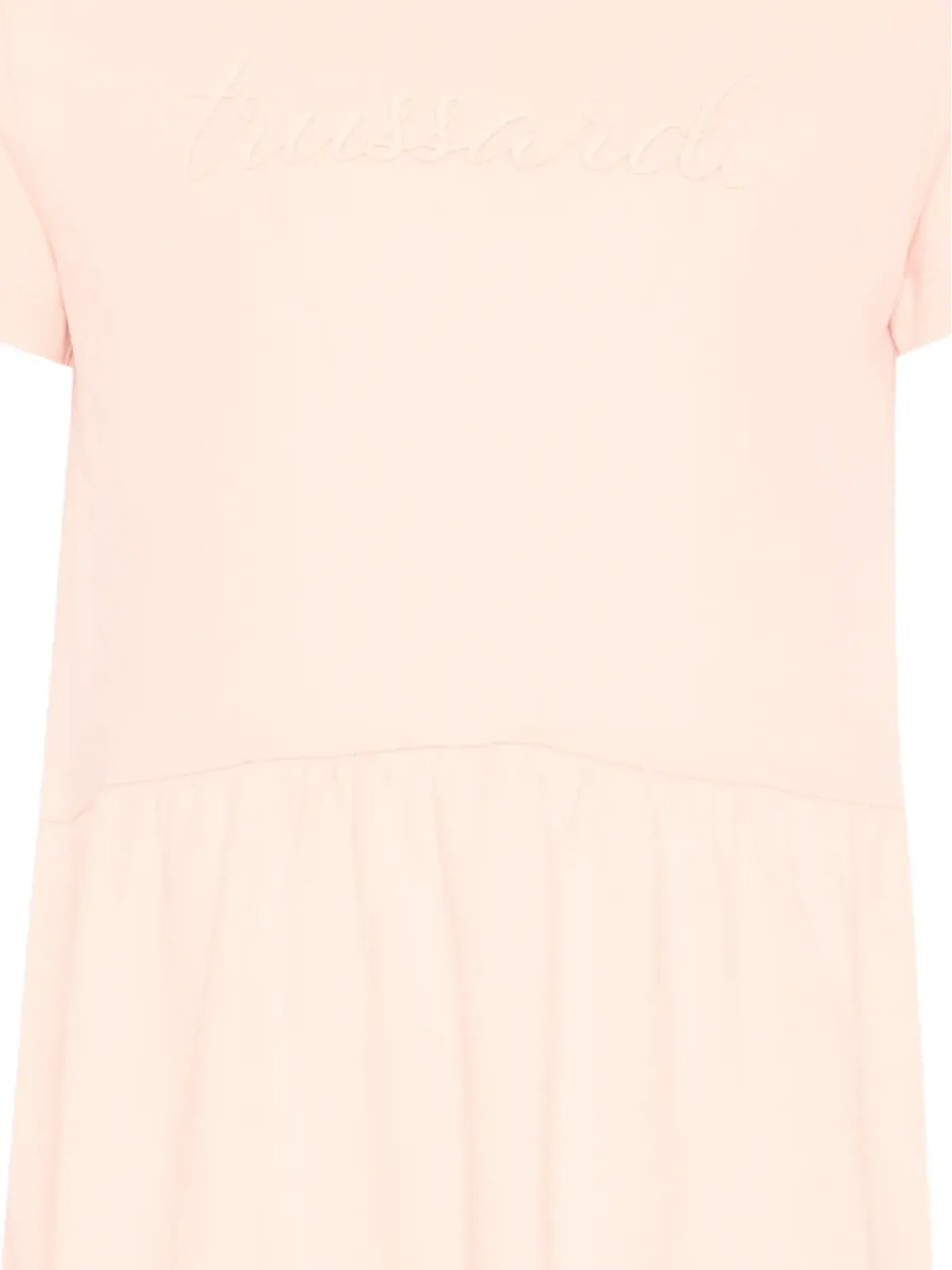 TRUSSARDI JUNIOR ピンクの半袖ドレス - 画像3