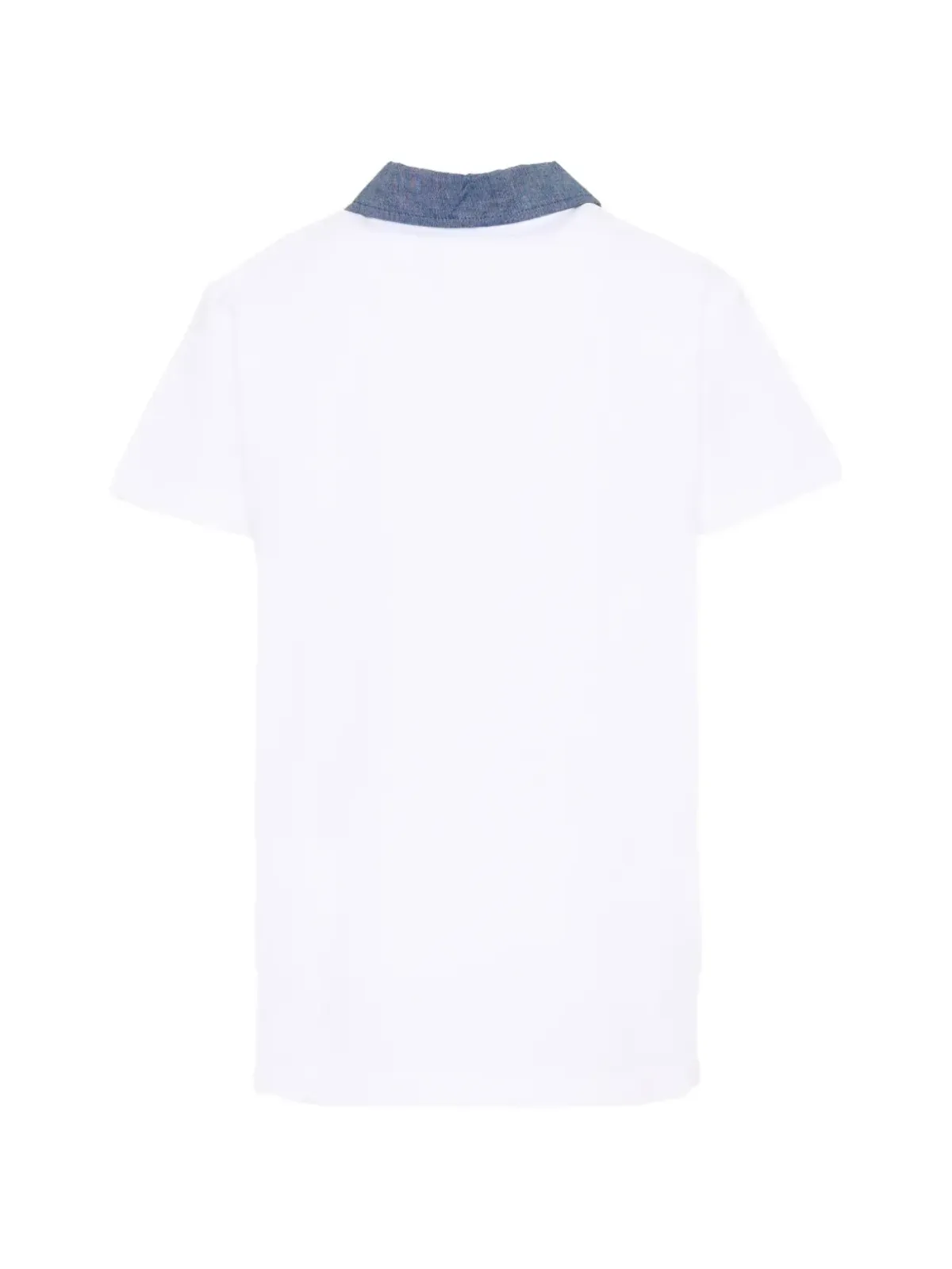 TRUSSARDI JUNIOR 半袖コットンポロシャツ - White - 画像2