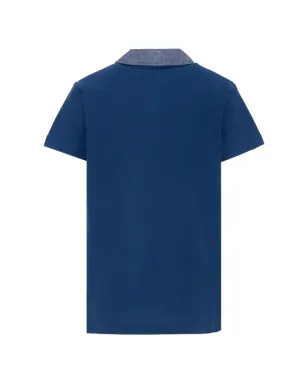 TRUSSARDI JUNIOR コントラストカラー ポロシャツ - サムネイル2