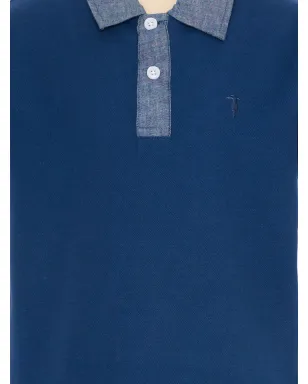 TRUSSARDI JUNIOR コントラストカラー ポロシャツ - サムネイル3