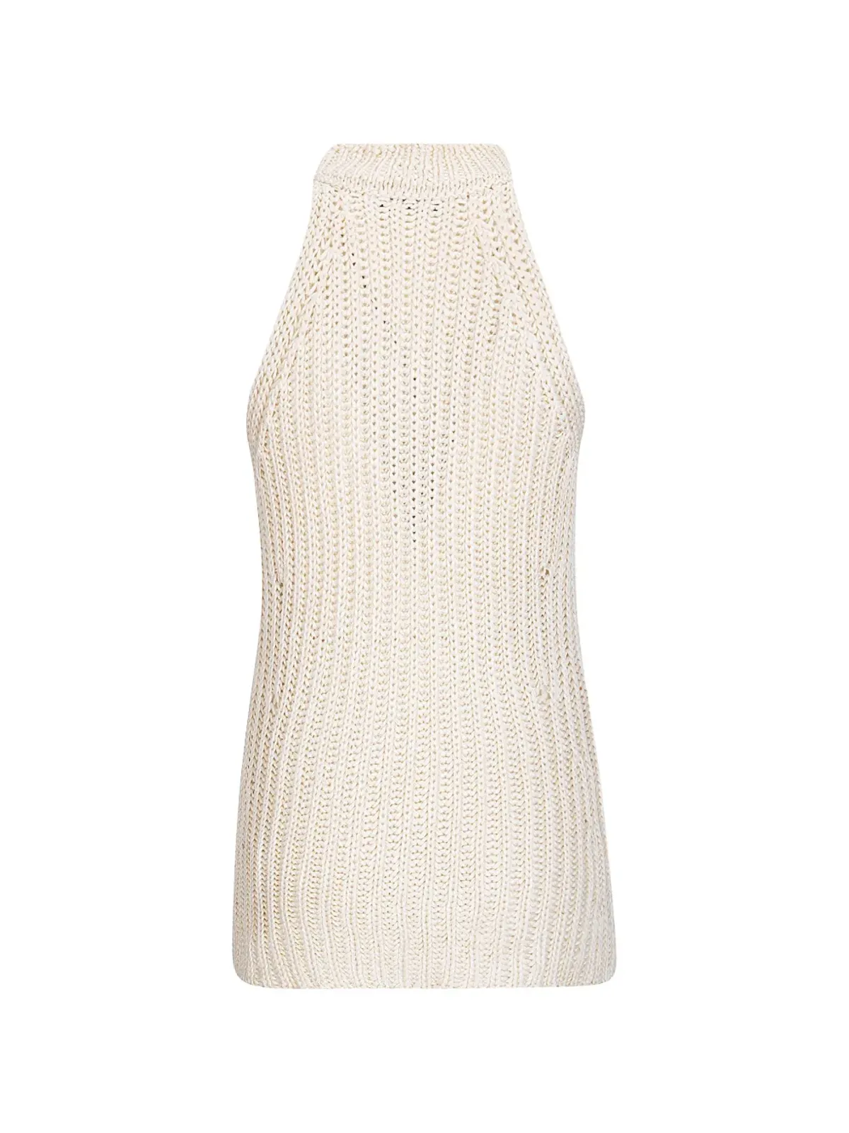ELY ELY Danielle halterneck tank top - Neutrals - 画像1