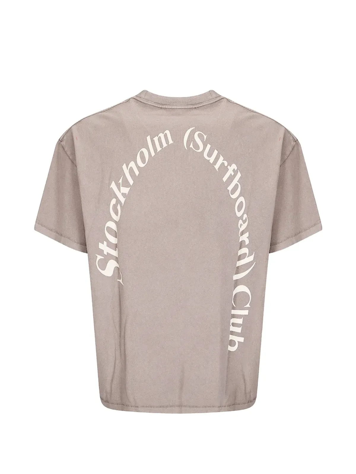 Stockholm Surfboard Club バックロゴ ボックスTシャツ - 画像2