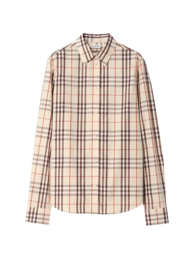 Burberry Burberry チェック柄コットンシャツの商品画像