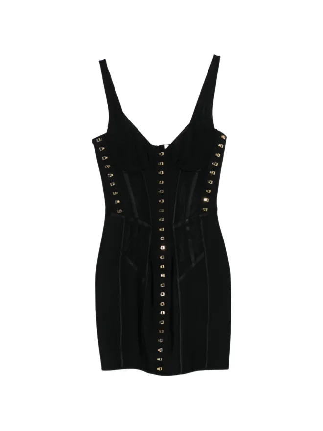 Elisabetta Franchi Elisabetta Franchi エンベリッシュメント付きフィットドレスの商品画像