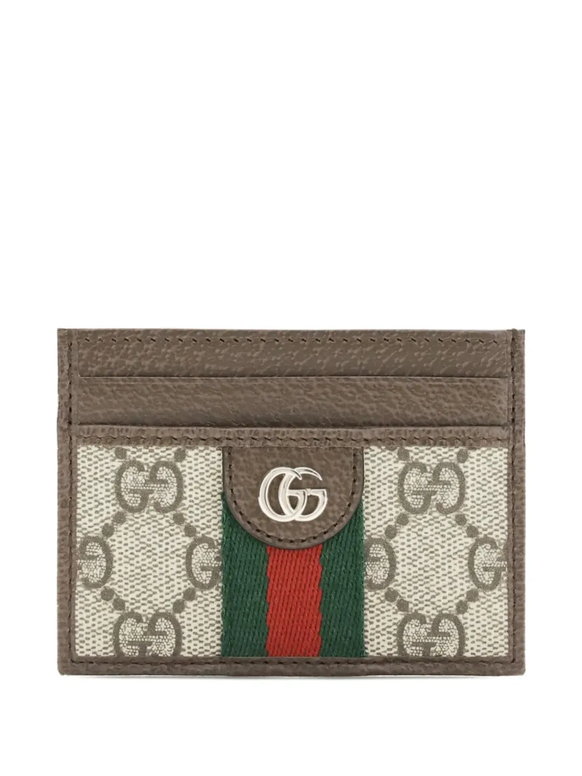 Gucci Ophidia GG Supreme card holder - Neutrals - 画像1