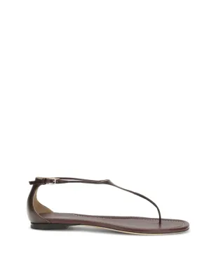 Francesco Russo T-strap square-toe サンダル ブラウン - サムネイル1