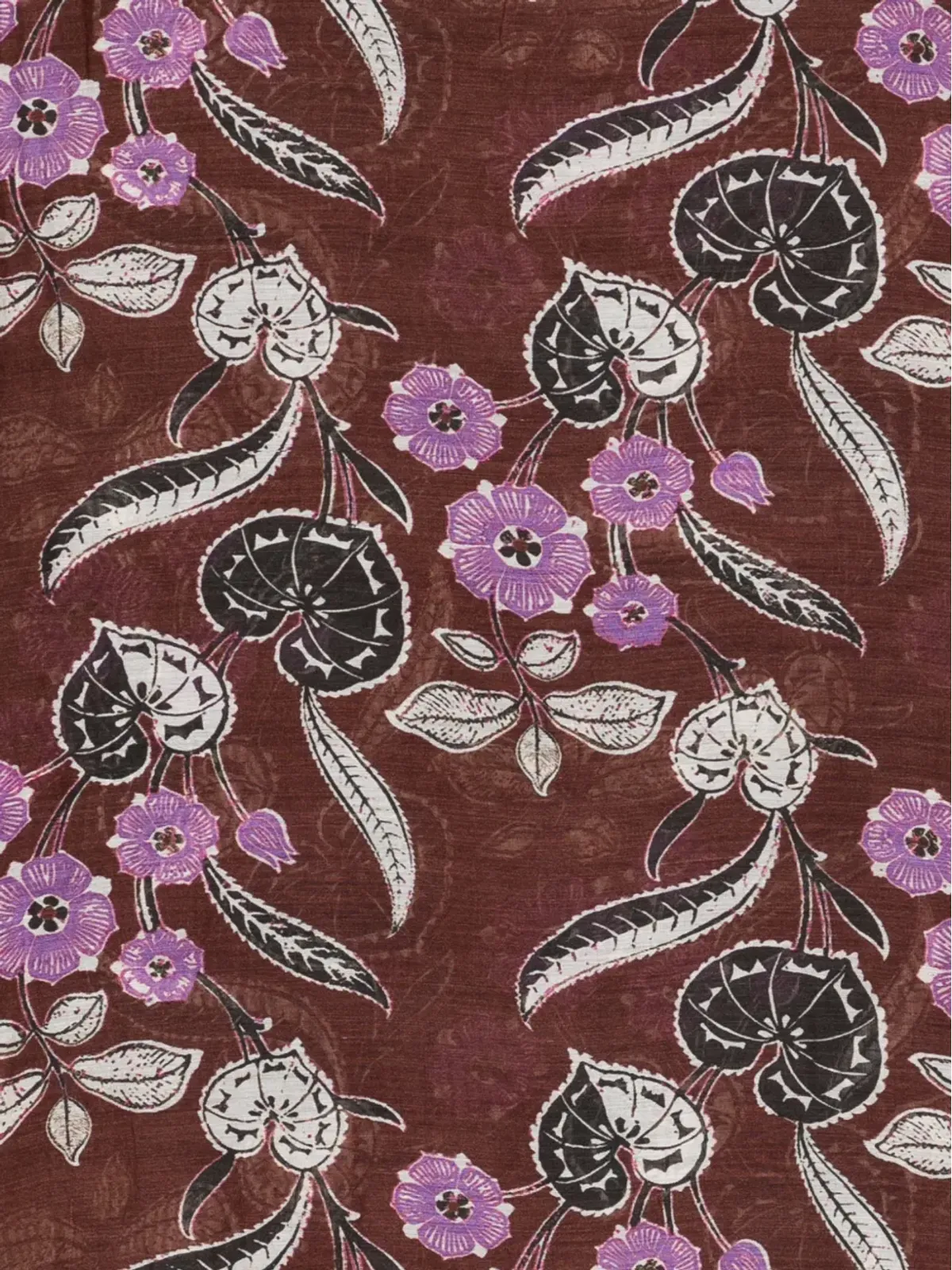 SGOMBERO CANTINE 花柄フリンジスカーフ - 画像3