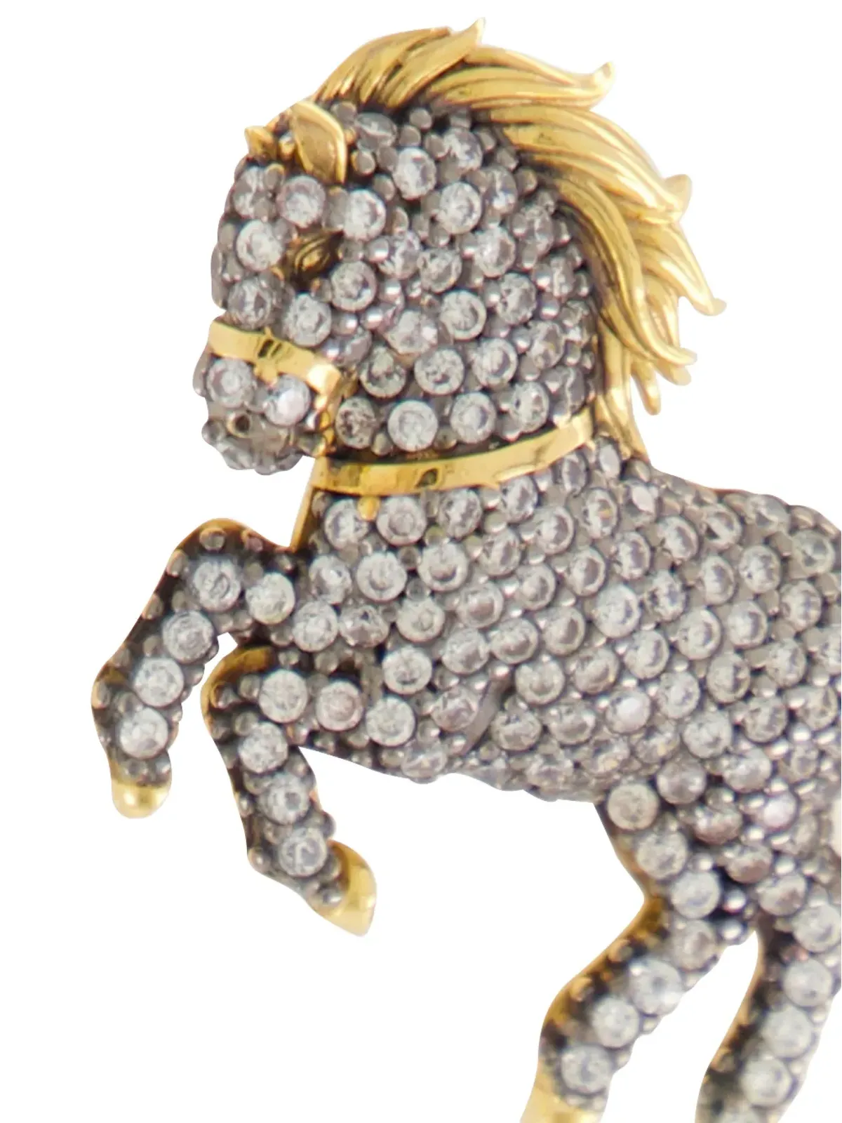 Begüm Khan マイリトルポニー クリスタル装飾 左耳ピアス - ゴールド - 画像3