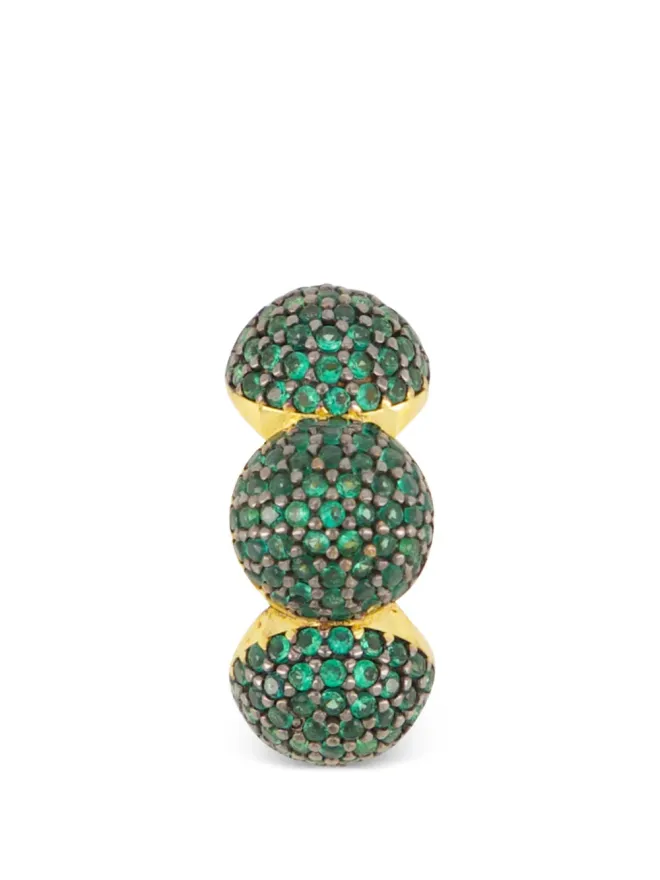 Begüm Khan Begüm Khan マハラニ ジルコニア イヤーカフ - ゴールドの商品画像
